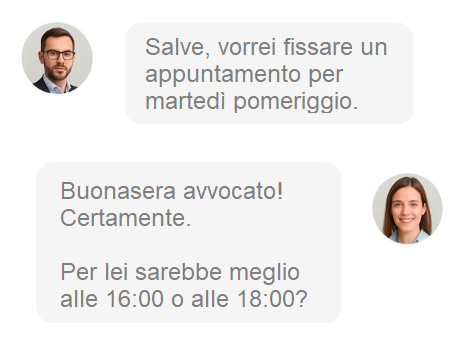 chat appuntamento