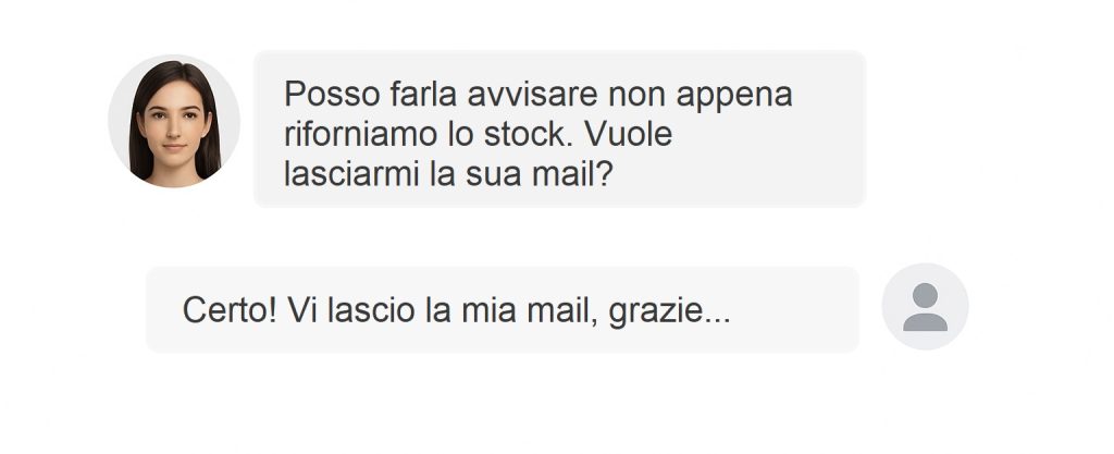 Chat back in stock 2